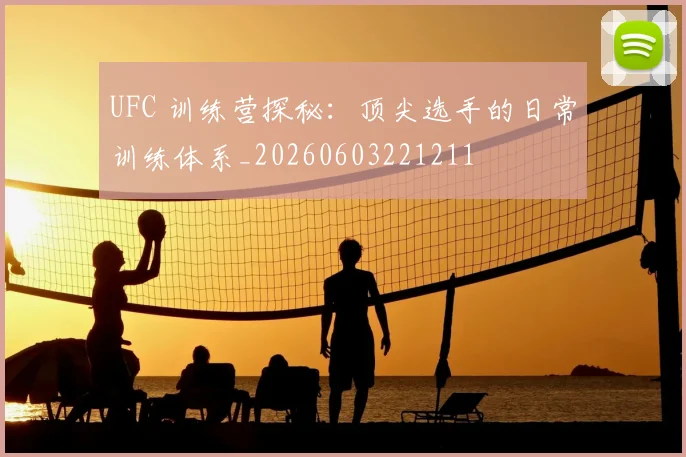 UFC 训练营探秘：顶尖选手的日常训练体系_20260603221211