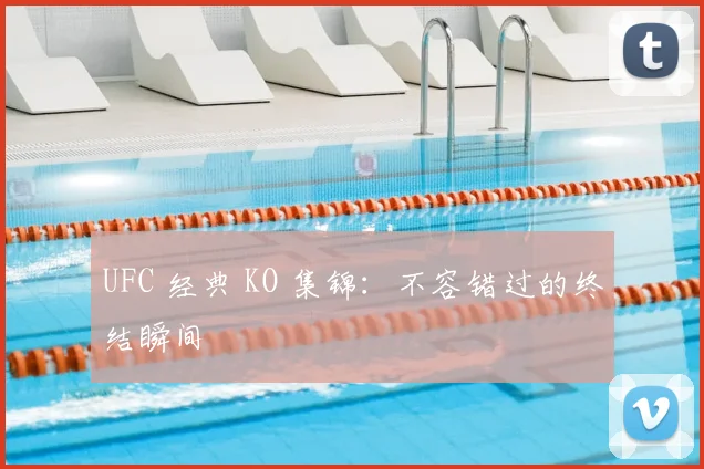 UFC 经典 KO 集锦：不容错过的终结瞬间